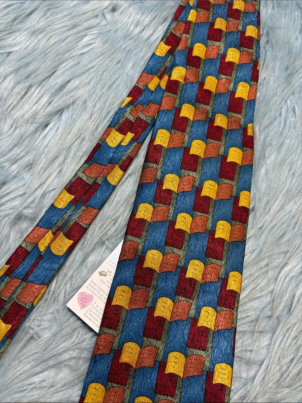 NWT Jos A Bank The Miracle Collection Multicolor Patterned Silk Tie